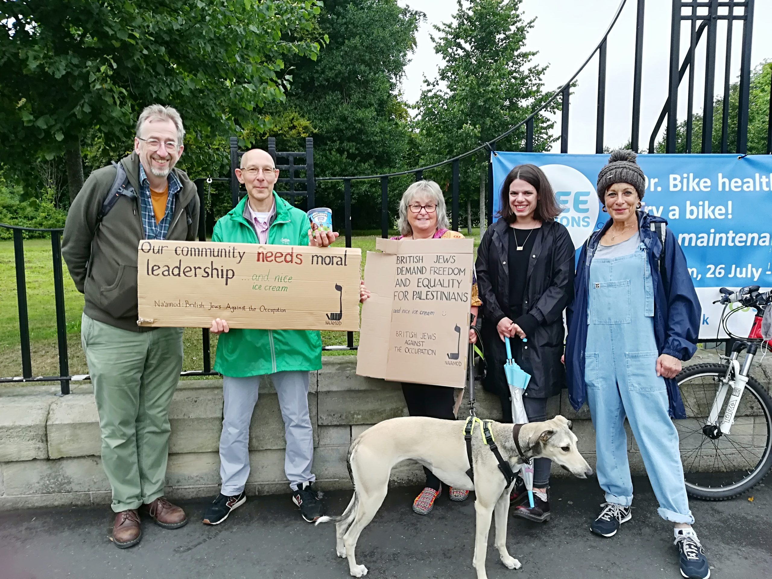 Ben & Jerry's picnic at Exhibition Park: 5 people and one dog remind us that the community needs moral leadership